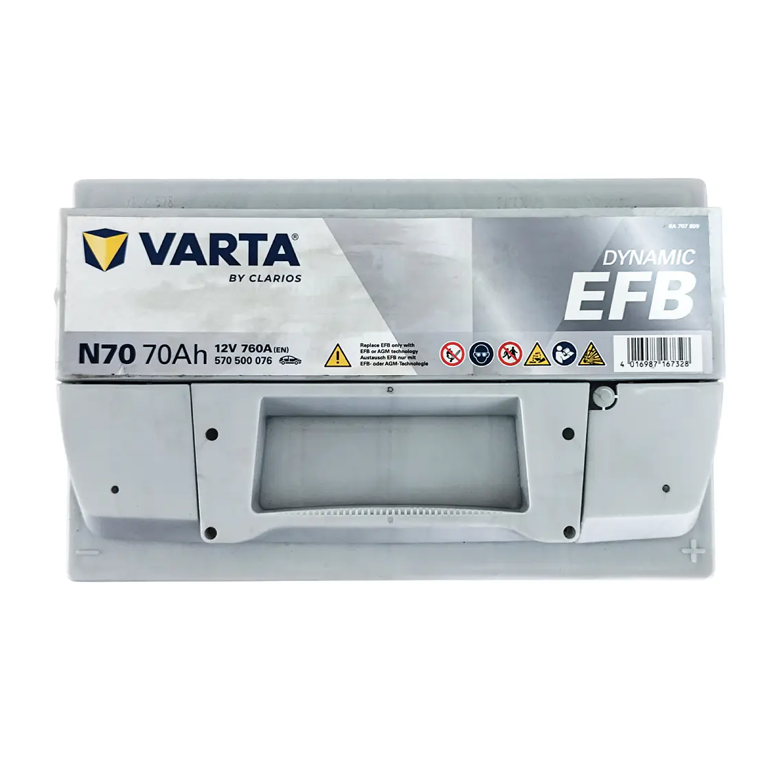 N70 Dynamic EFB - Batería VARTA 12V - 70Ah 6