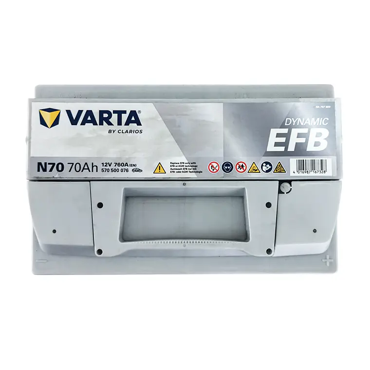 N70 Dynamic EFB - Batería VARTA 12V - 70Ah 6