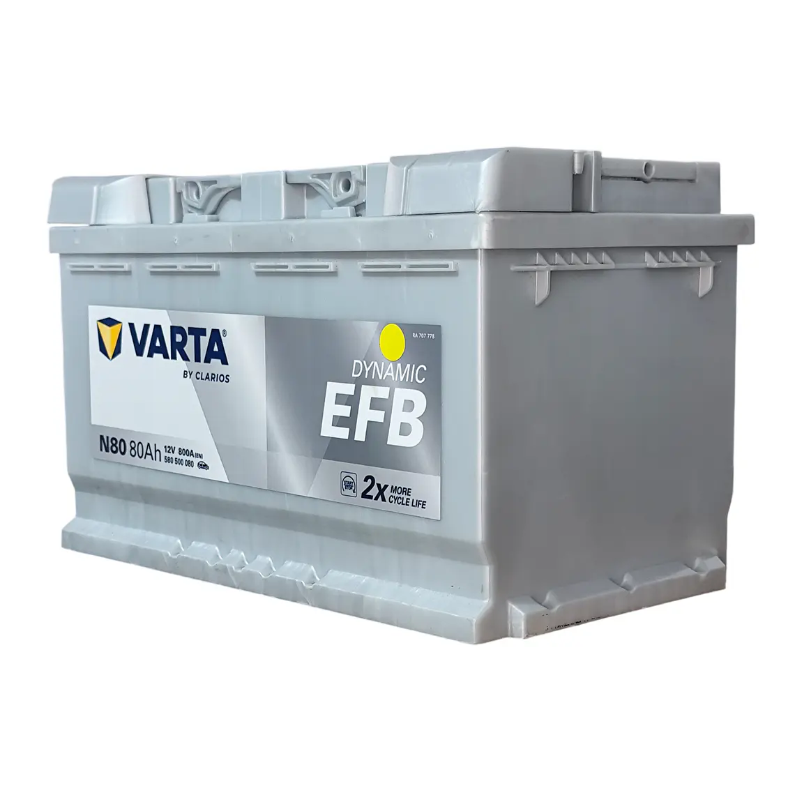 N80 Dynamic EFB - Batería VARTA 12V - 80Ah 3