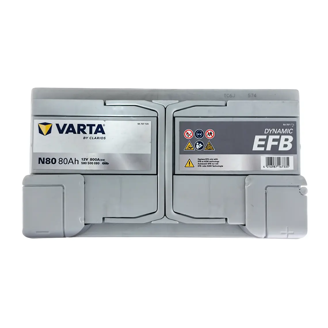 N80 Dynamic EFB - Batería VARTA 12V - 80Ah 6