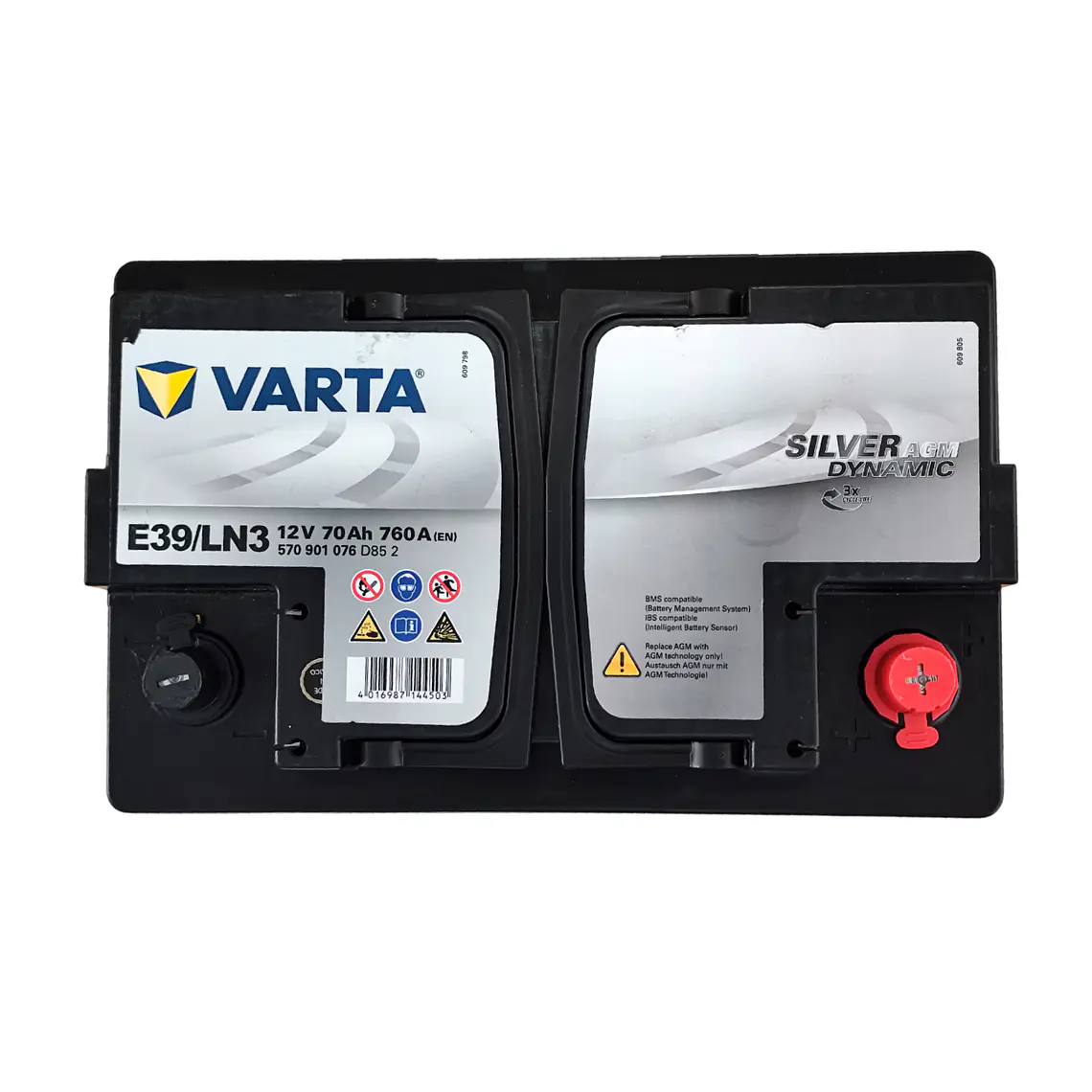 E39/LN3 AGM - Batería VARTA 12V - 70Ah 5