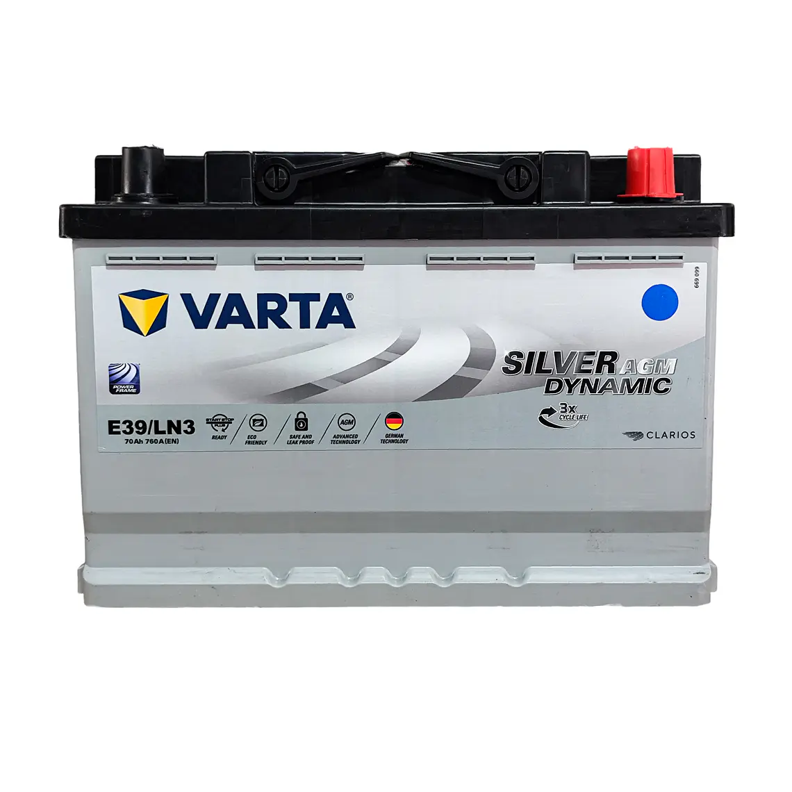E39/LN3 AGM - Batería VARTA 12V - 70Ah 6
