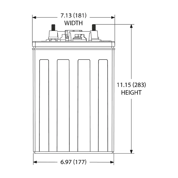 T-125 Batería Trojan Ciclo Profundo 6V - 240Ah 4