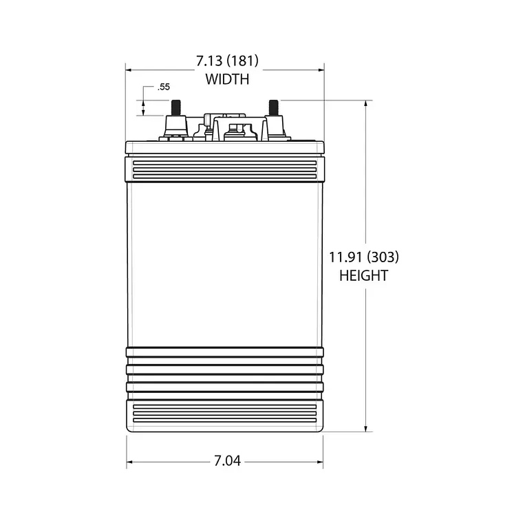 T-145 Batería Trojan Ciclo Profundo 6V - 260Ah 4
