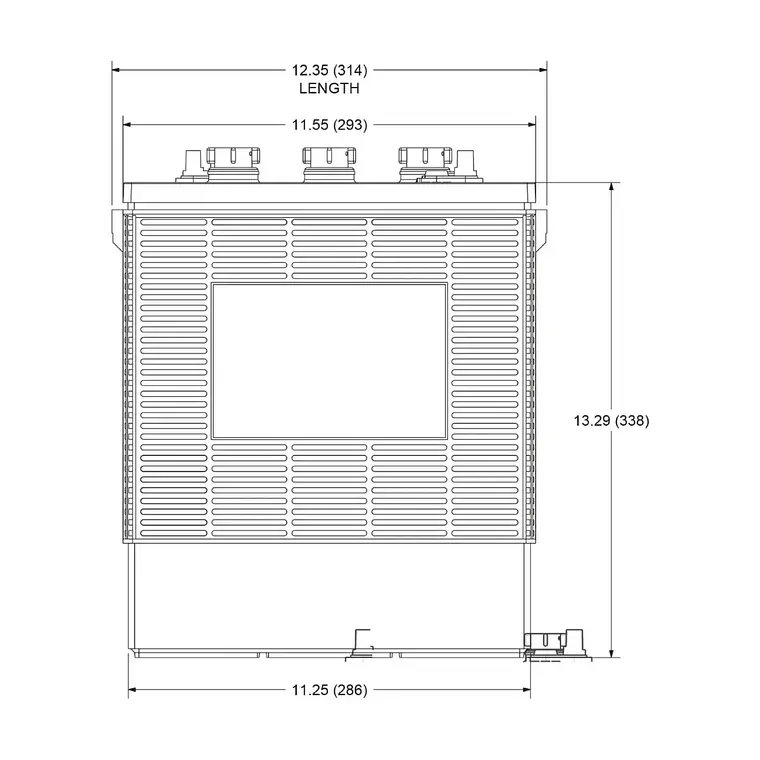 J305G-AC Batería Trojan Ciclo Profundo 6V - 315Ah 6