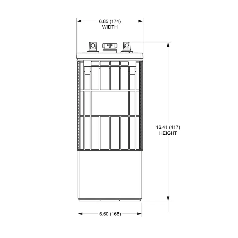L16G-AC Batería Trojan Ciclo Profundo 6V - 359Ah 3