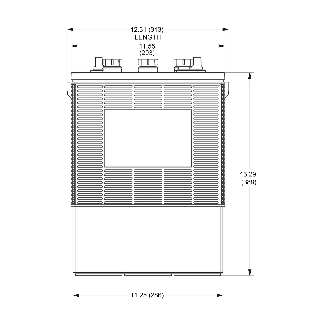 L16G-AC Batería Trojan Ciclo Profundo 6V - 359Ah 4