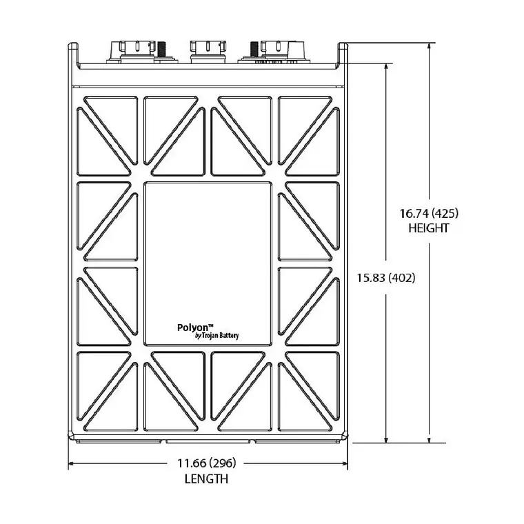L16H-AC Batería Trojan Ciclo Profundo 6V - 435Ah 6
