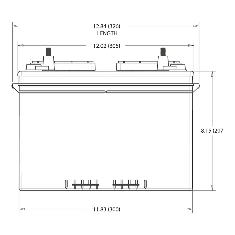 27TMX Batería Trojan Ciclo Profundo 12V - 105Ah 4