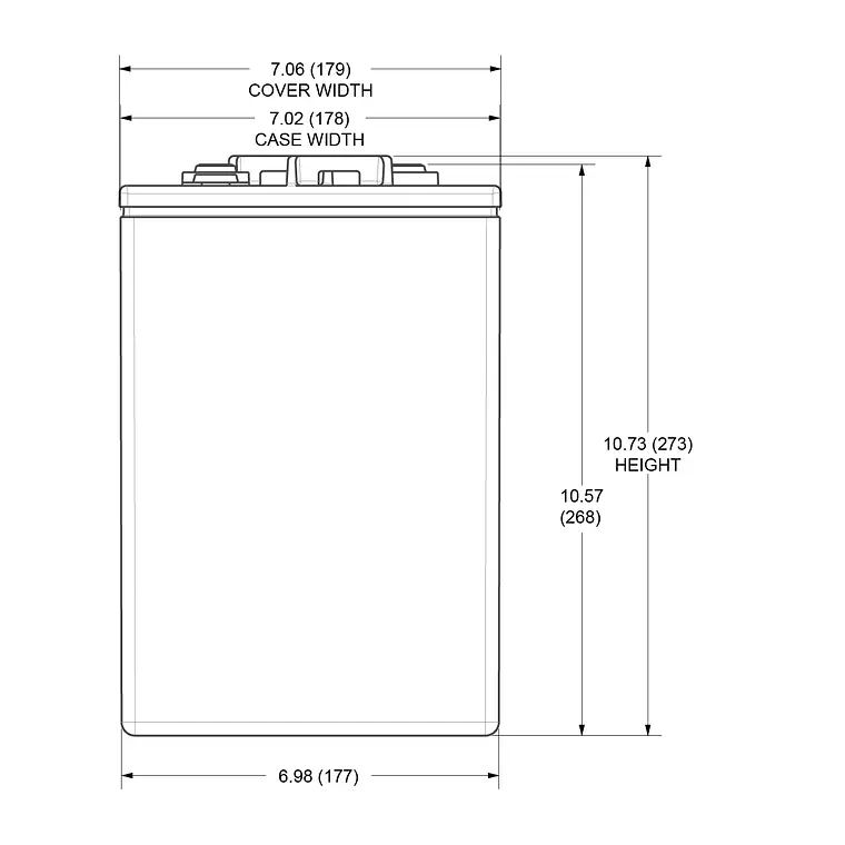 T105-AES Batería Trojan AGM Motive 6V - 207Ah 7