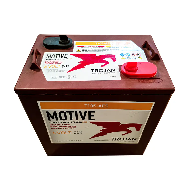 T105-AES Batería Trojan AGM Motive 6V - 207Ah 3