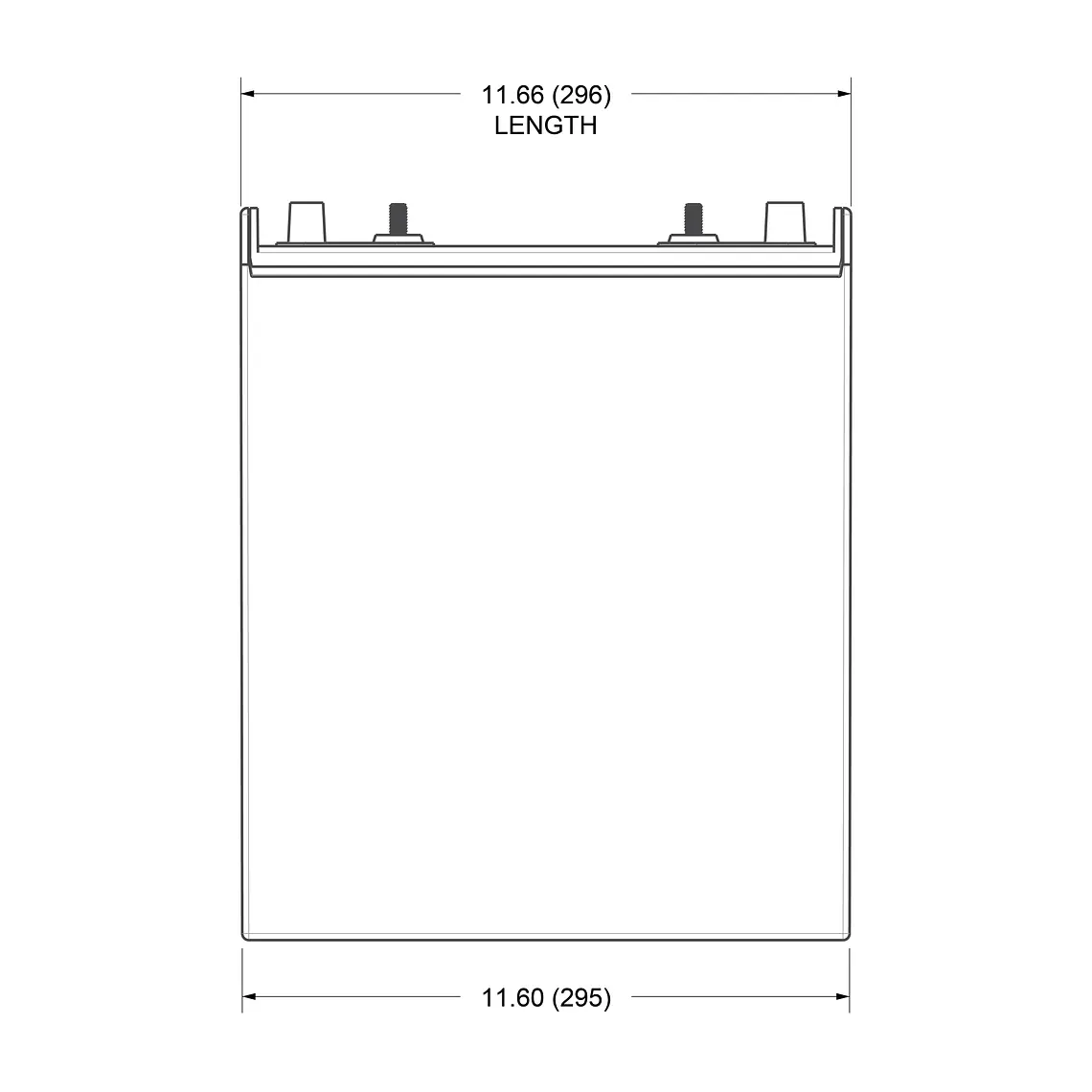 J305-AES Batería Trojan AGM Motive Sellada 6V - 279Ah 2
