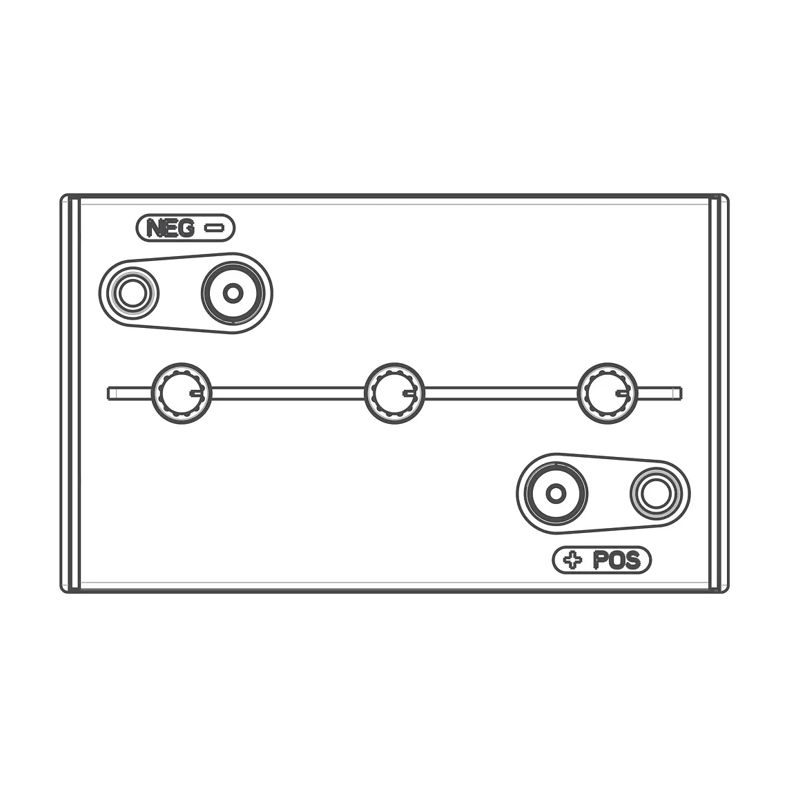 J305-AES Batería Trojan AGM Motive Sellada 6V - 279Ah 3