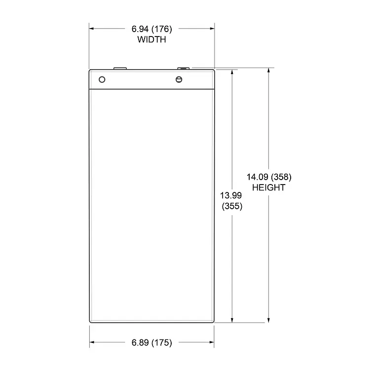J305-AES Batería Trojan AGM Motive Sellada 6V - 279Ah 4