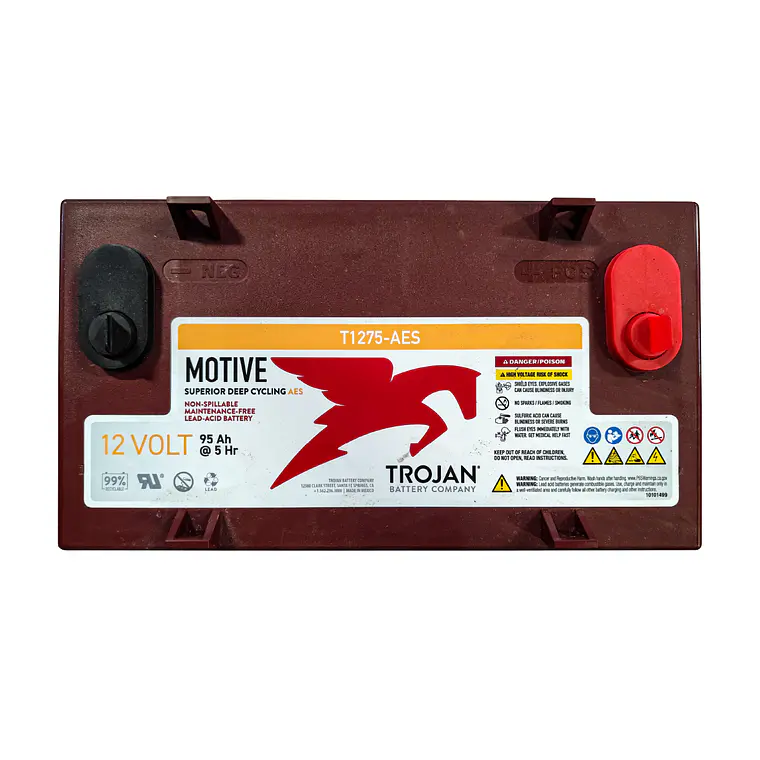 T1275-AES Batería Trojan AGM Motive Sellada 12V - 130Ah 3