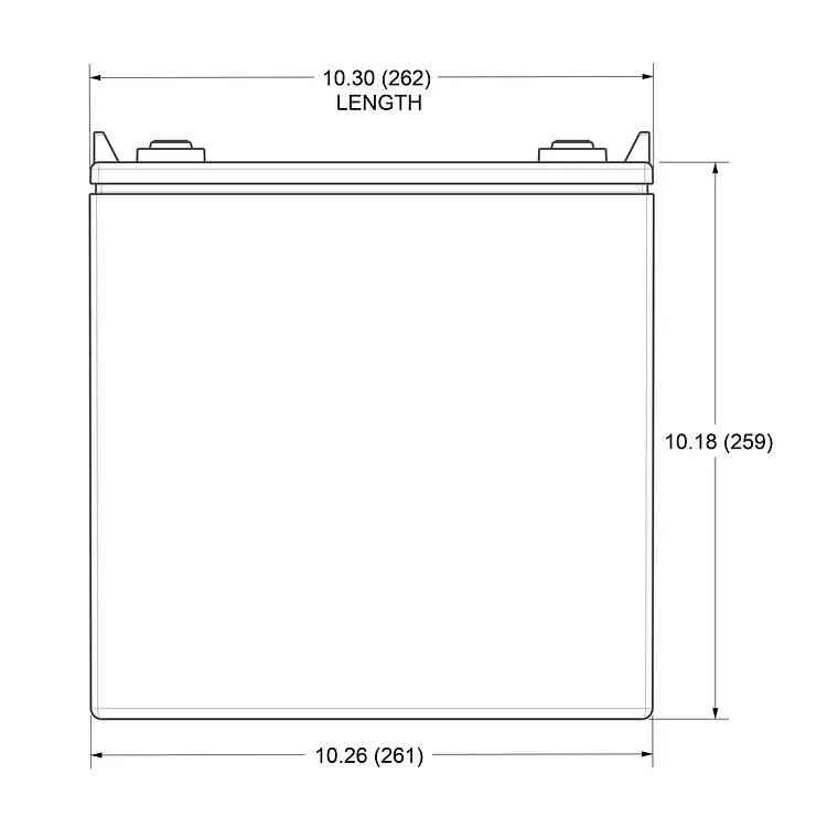 T875-AES Batería Trojan AGM Motive Sellada 8V - 158Ah 2