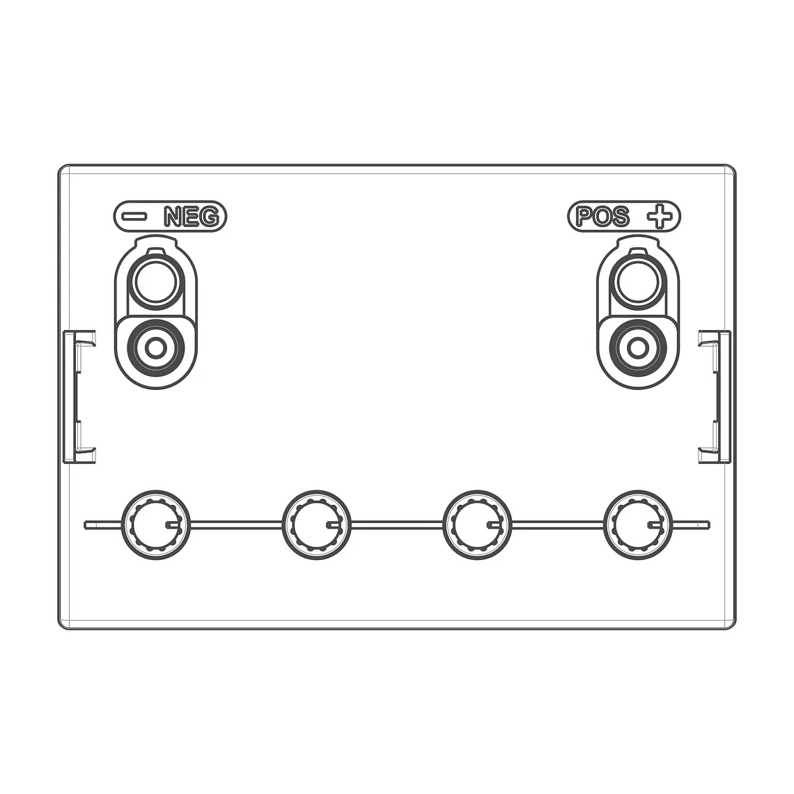 T875-AES Batería Trojan AGM Motive Sellada 8V - 158Ah 4
