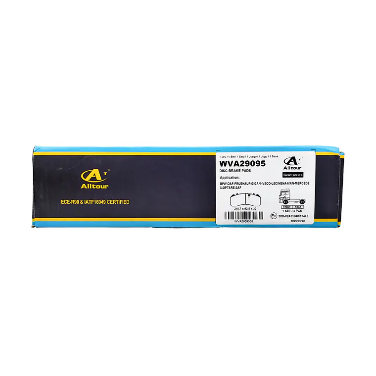WVA29095 Pastillas de freno Alltour Gold Series 3