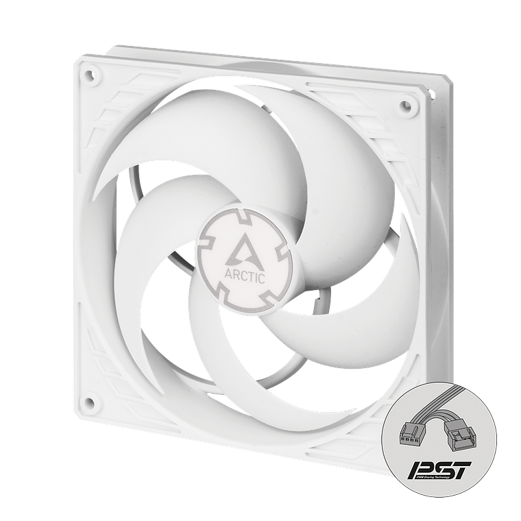 Ventilador Arctic P14 PWM PST 140mm blanco 1