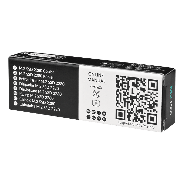 Disipador para SSD Arctic M2 Pro (Negro)  6