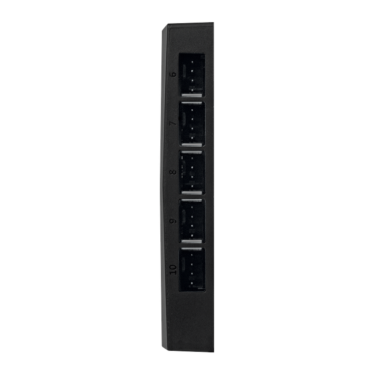 HUB para 10 ventiladores PWM Alimentacion SATA 5