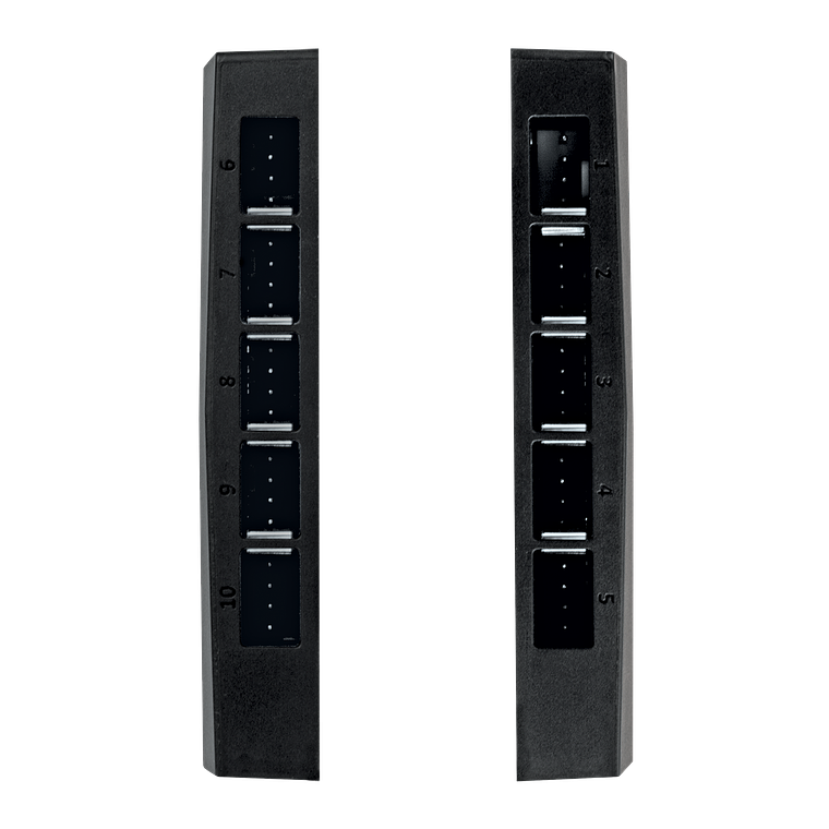 HUB para 10 ventiladores PWM Alimentacion SATA 11