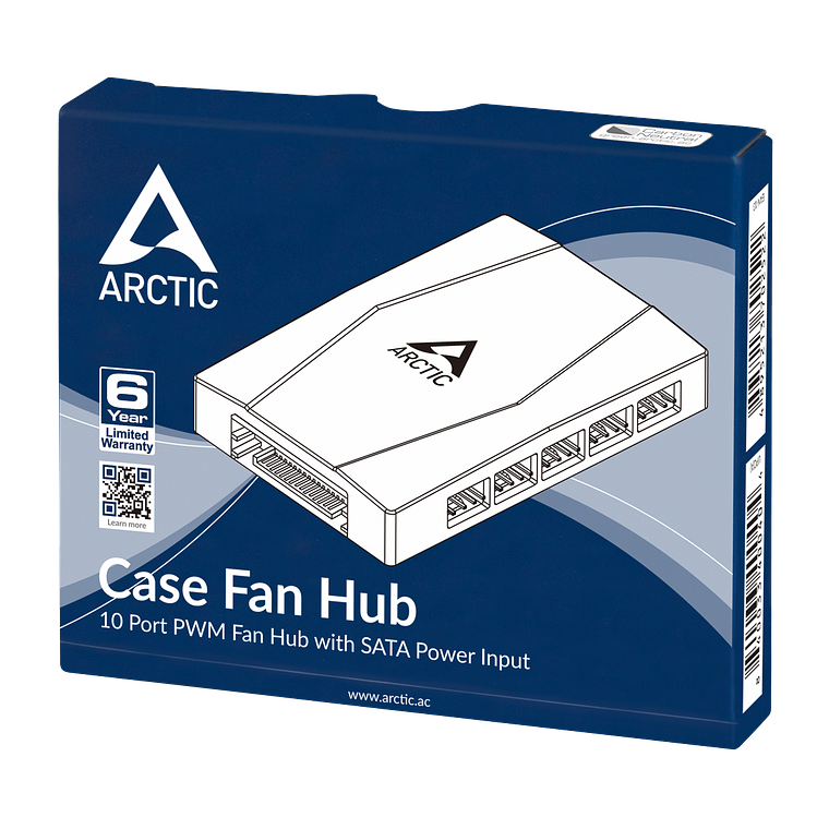 HUB para 10 ventiladores PWM Alimentacion SATA 12