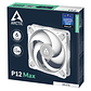 Ventilador Arctic P12 Max PWM Blanco 120mm - Miniatura 4