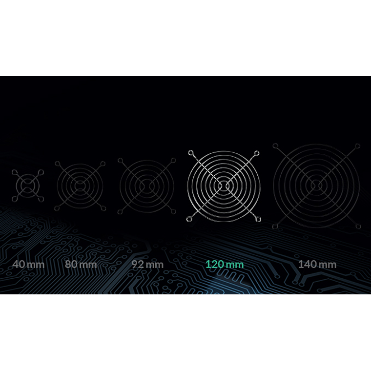 Rejilla para ventilador 120mm 3