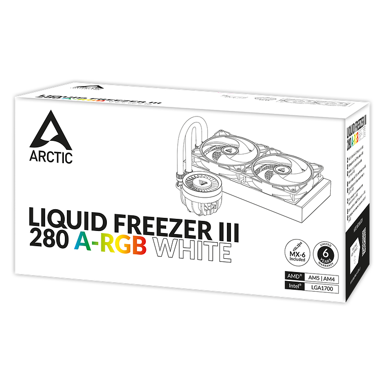 Refrigeración liquida Arctic Liquid Freezer III 280 A-RGB (Blanco) 6