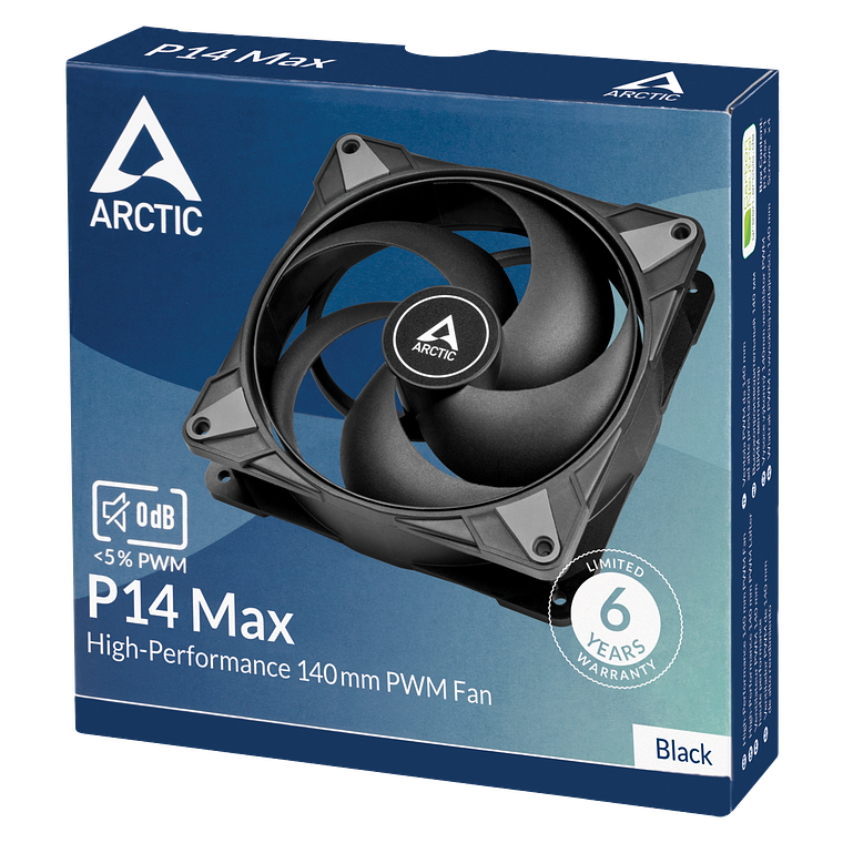 Ventiladores Arctic P14 Max PWM 140mm 6