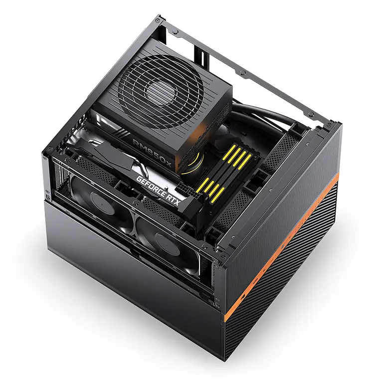 Jonsbo N6 Gabinete NAS 9 Bahias SSD/HDD 6