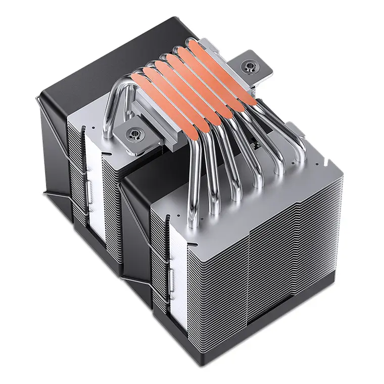 Disipador Cooler Cpu Jonsbo CR-1400 DV2 A-RGB Doble torre Negro  5