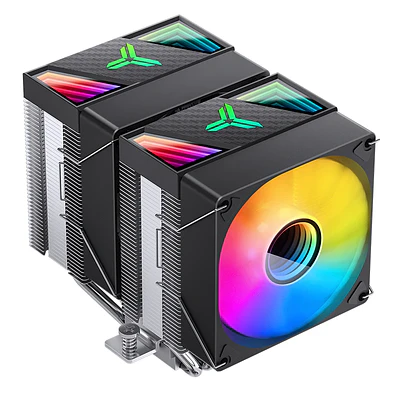 Disipador Cooler Cpu Jonsbo CR-1400 DV2 A-RGB Doble torre Negro 