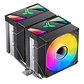 Disipador Cooler Cpu Jonsbo CR-1400 DV2 A-RGB Doble torre Negro  - Miniatura 1