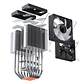 Disipador Cooler Cpu Jonsbo CR-1400 DV2 A-RGB Doble torre Negro  - Miniatura 6