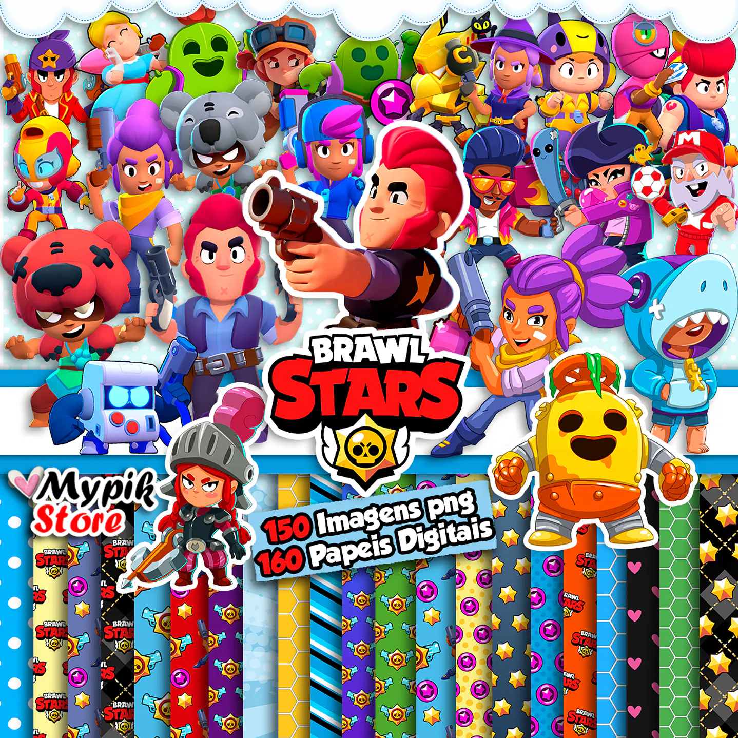 Súper Kit Digital Brawl Stars 1