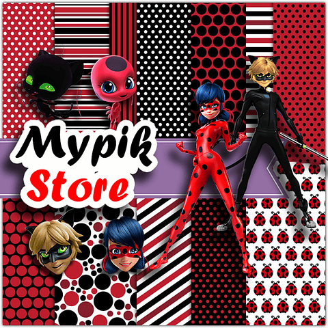 Kit Digital Miraculous Ladybug - 48