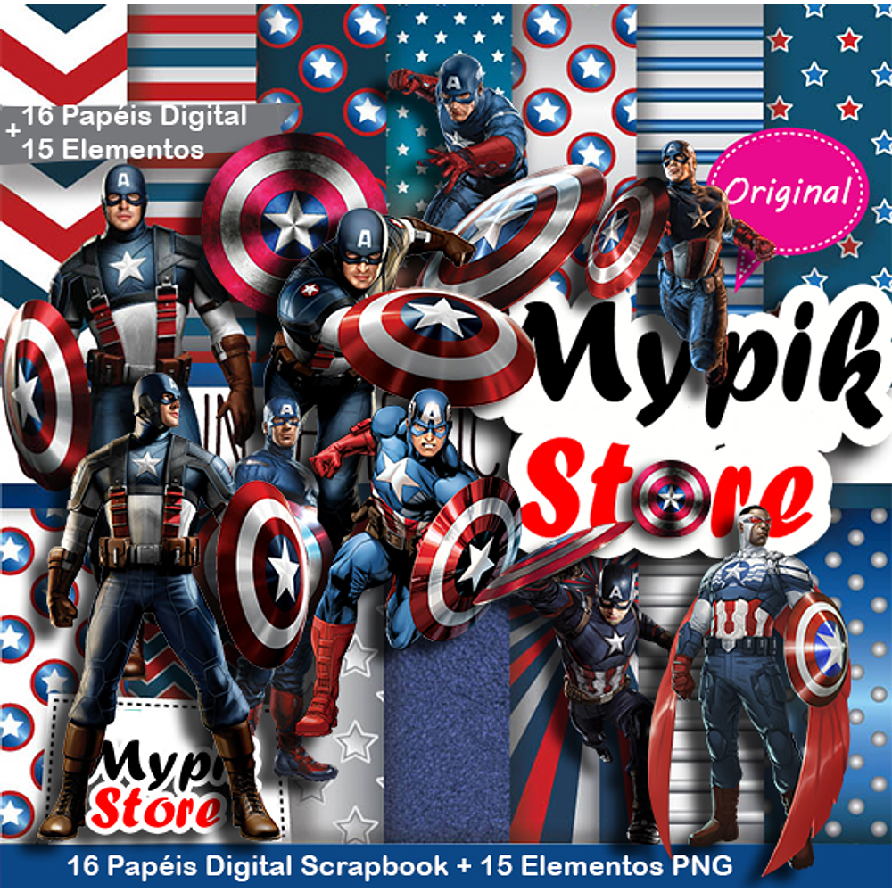Kit digital Capitán América