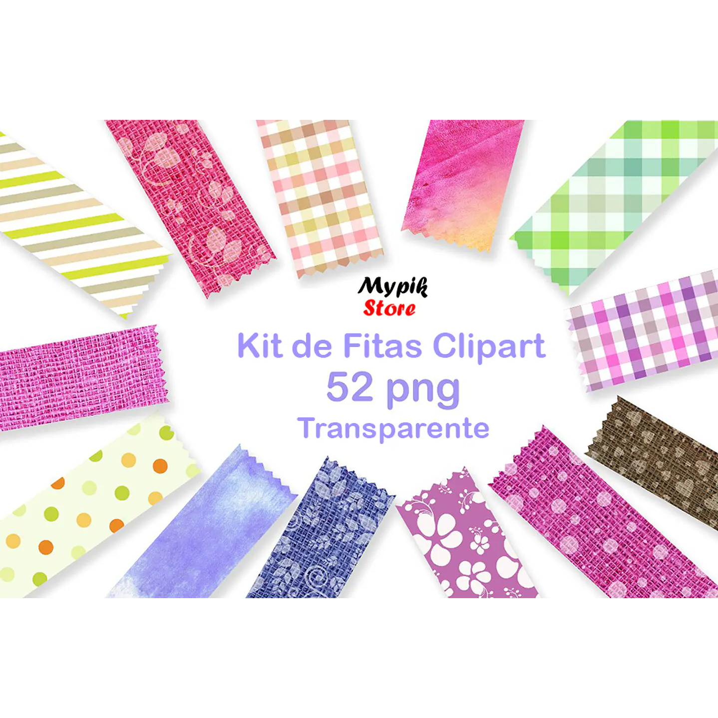 Kit Digital de Fitinhas clipart png - 01 1