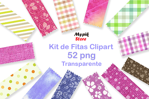 Kit de flejado digital clipart png - 01