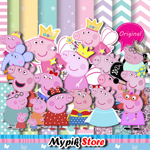 Kit digital completo Super Peppa Ping