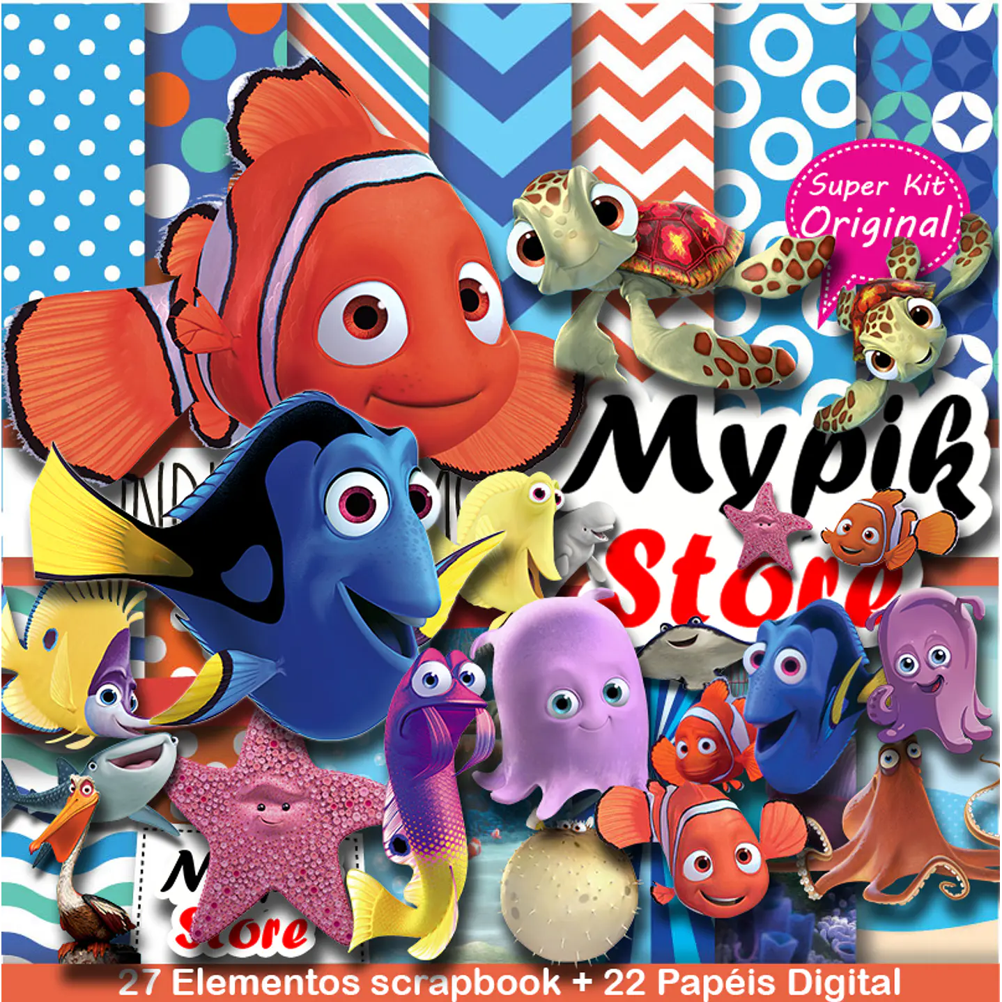 Kit Digital Procurando Nemo e Dory 1