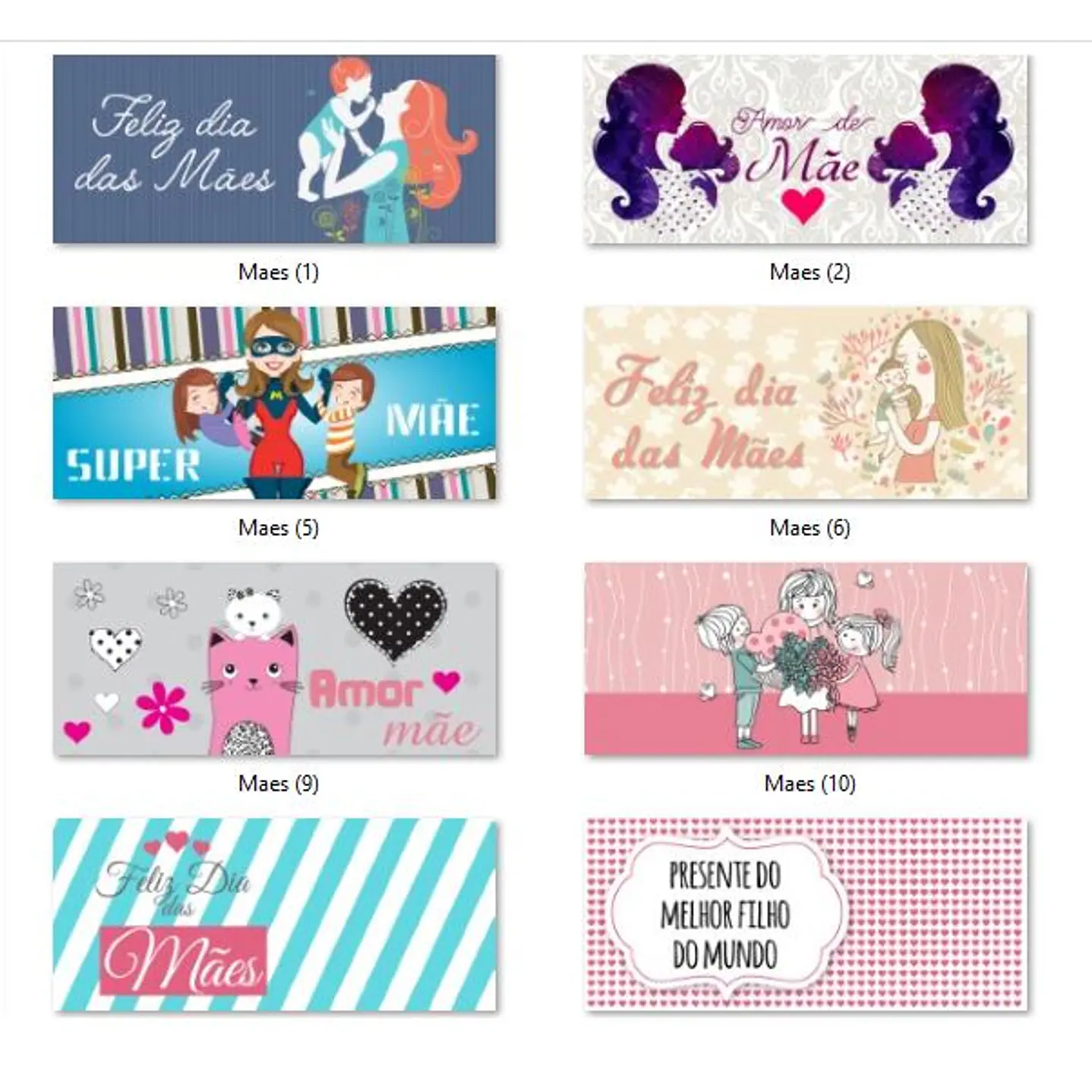 Kit Digital Dia das Mães para Canecas  2