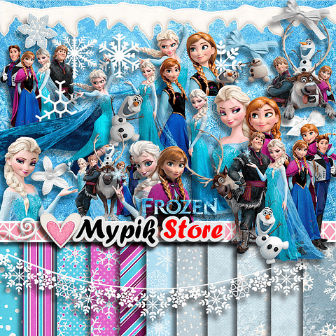 Kit digital Imagens Frozen Scrapbook - Scrapbook