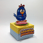 Kit digital de pollo Pintadinha: fiesta lista para imprimir en silueta
