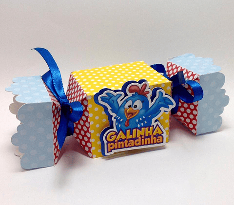 CAJA BALA GALINILLA PINTADINHA PRONTA IMPRIMIR EN SILHOUETTE