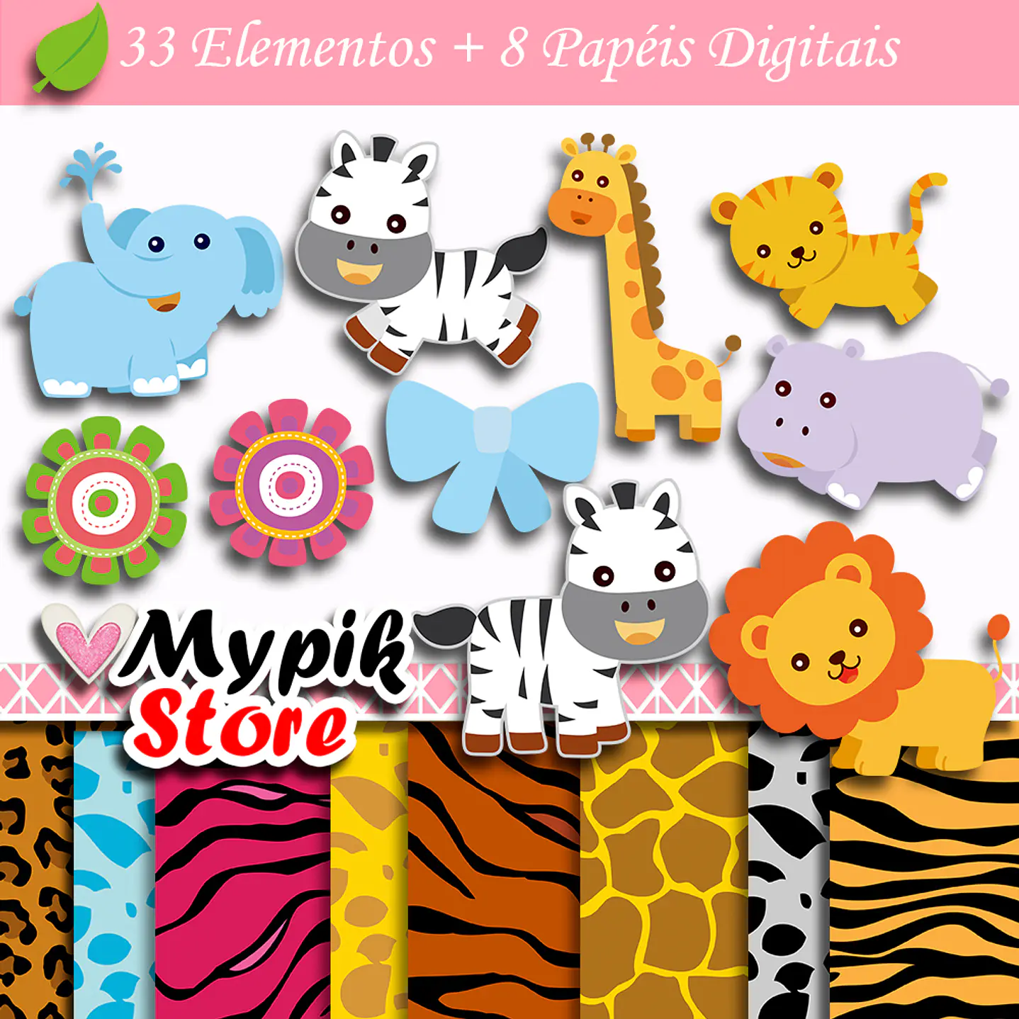 Kit Digital Animales Zoo Safari 1