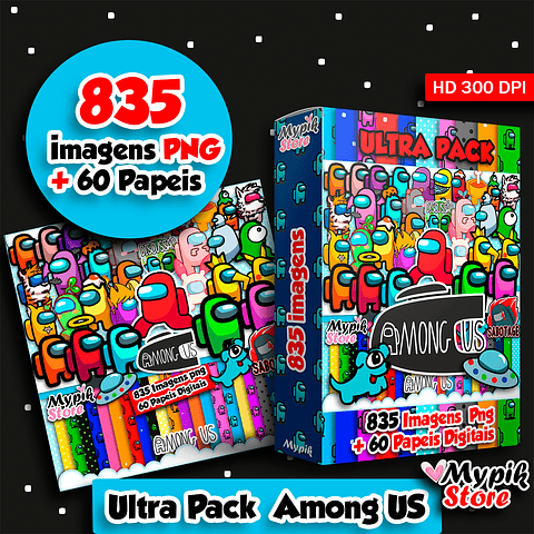 Pack Digital Among Us Imagenes png - Scrapbook