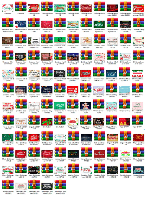 Pack 62 Fuentes Navideñas Instalables